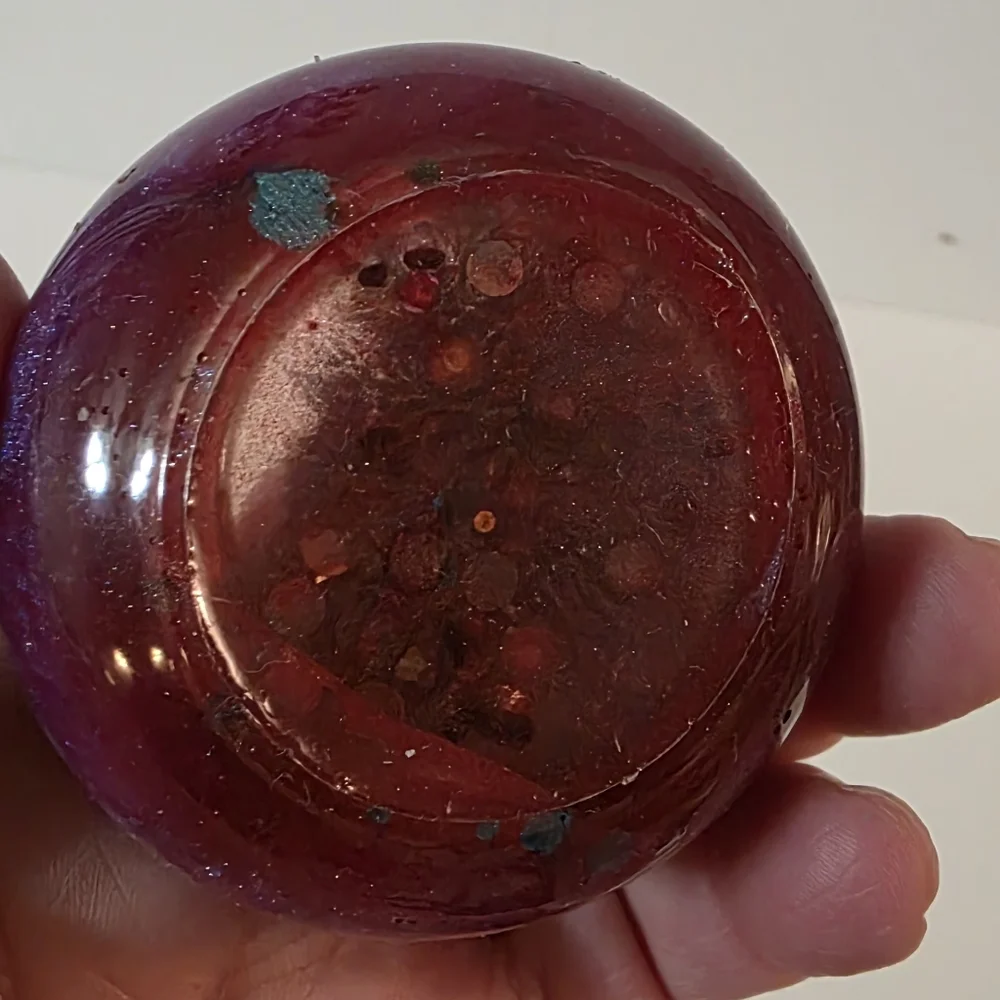 Hand Crafted pink purple